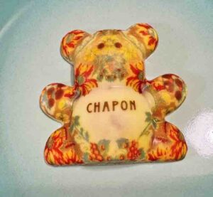 CHAPONの可愛い小花柄のくまのチョコレート