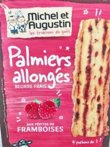 palmiers allongesのお菓子