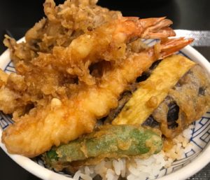 大阪エキスポシティの日本橋金子半之助の天丼