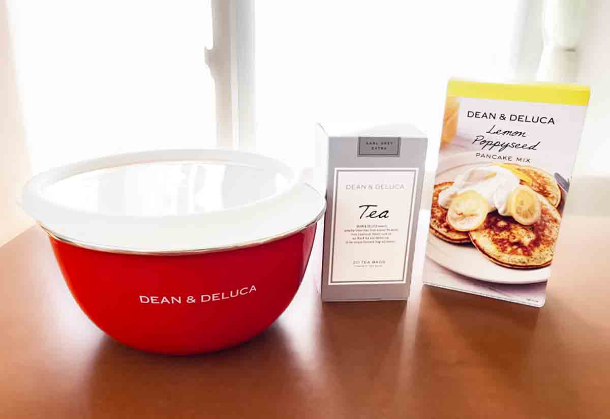 DEAN &DELUCA ホリデー限定ホーローボウル、ケトルとガラス密閉