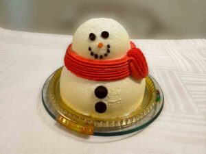 ディーンアンドデルーカのスノーマンクリスマスケーキ