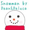 dean &delucaのクリスマスケーキ「スノーマン」