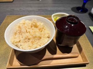 Tachibanaの美味しい鯛めしと鯛のすまし汁