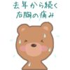 昨年から続く右胸の痛み