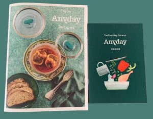 anydayのレシピ本と説明書