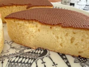 ペドラブランカのホットケーキのきめ細やかな断面