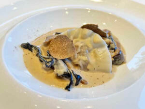 ル・クール神戸のメニュー ラ・スイート「丹波産猪のラヴィオリ」