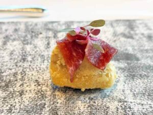 ル・クール神戸「丹波産山の芋のフリット」